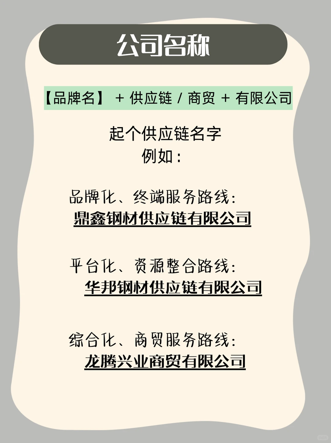 钢材批发钢铁贸易公司注册,漏填小心被罚!