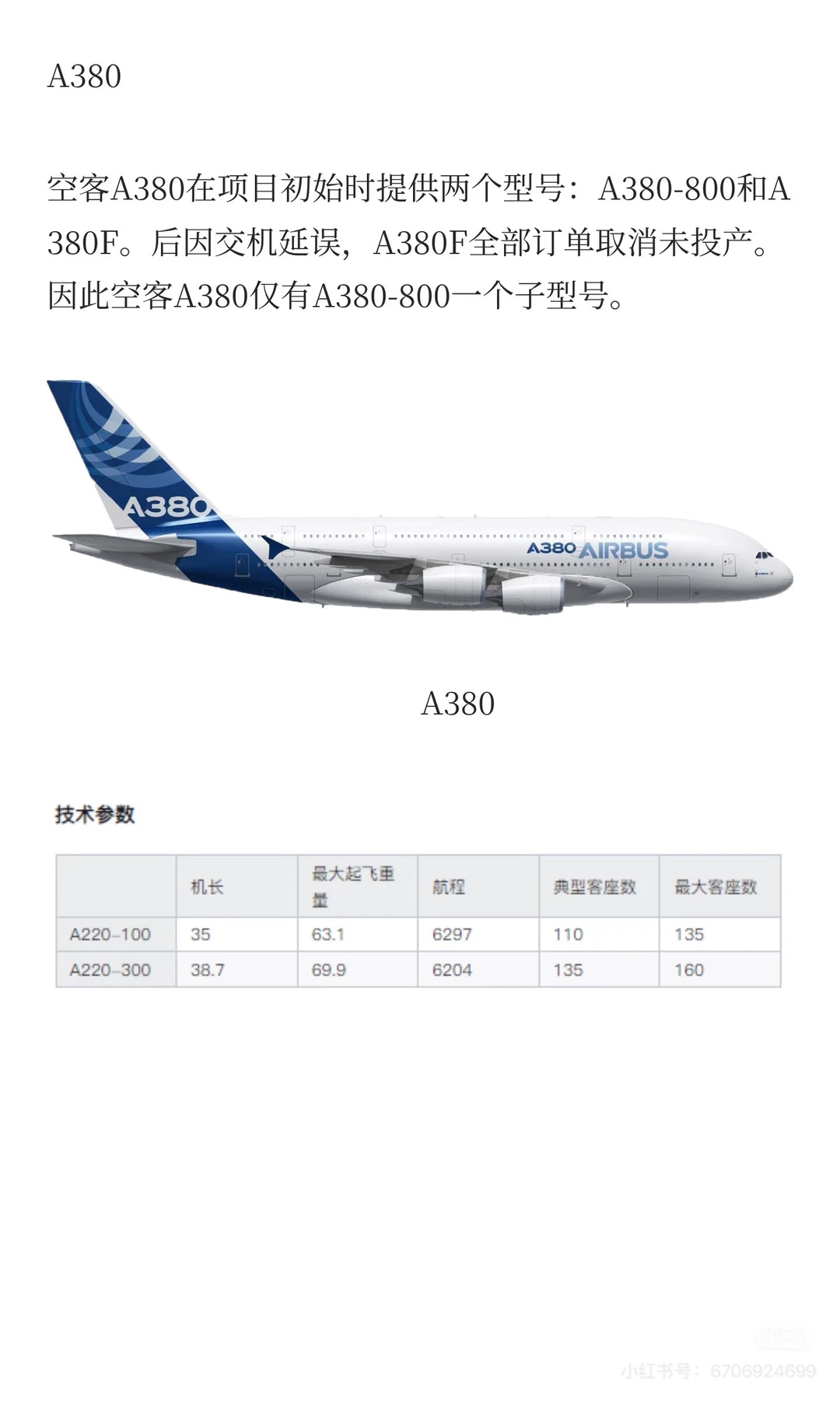 空客飞机主要机型都在这里