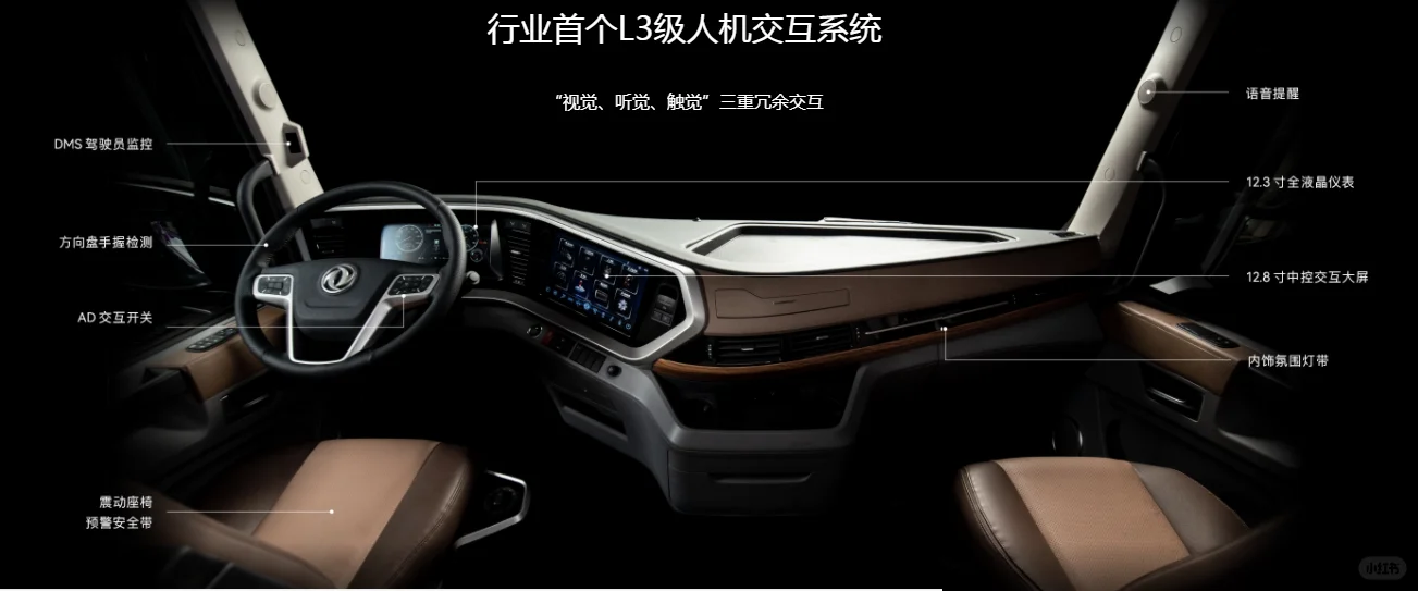 东风KX630马力燃气车--干线物流智能重卡