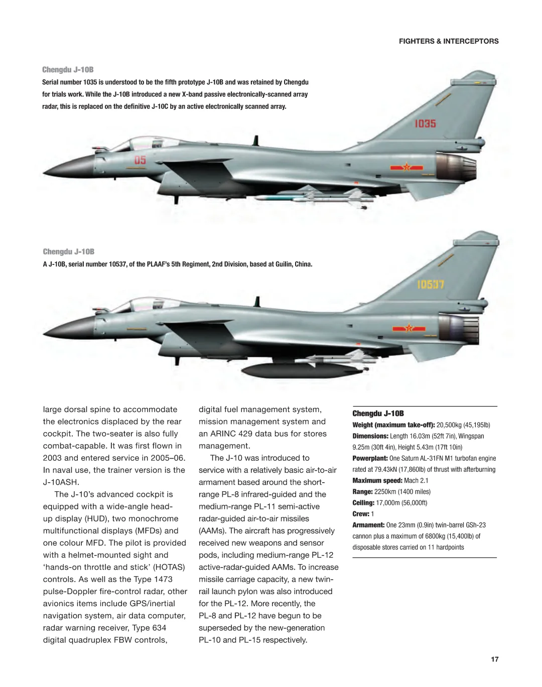 中国现代军用飞机(1990年至今):战斗机、