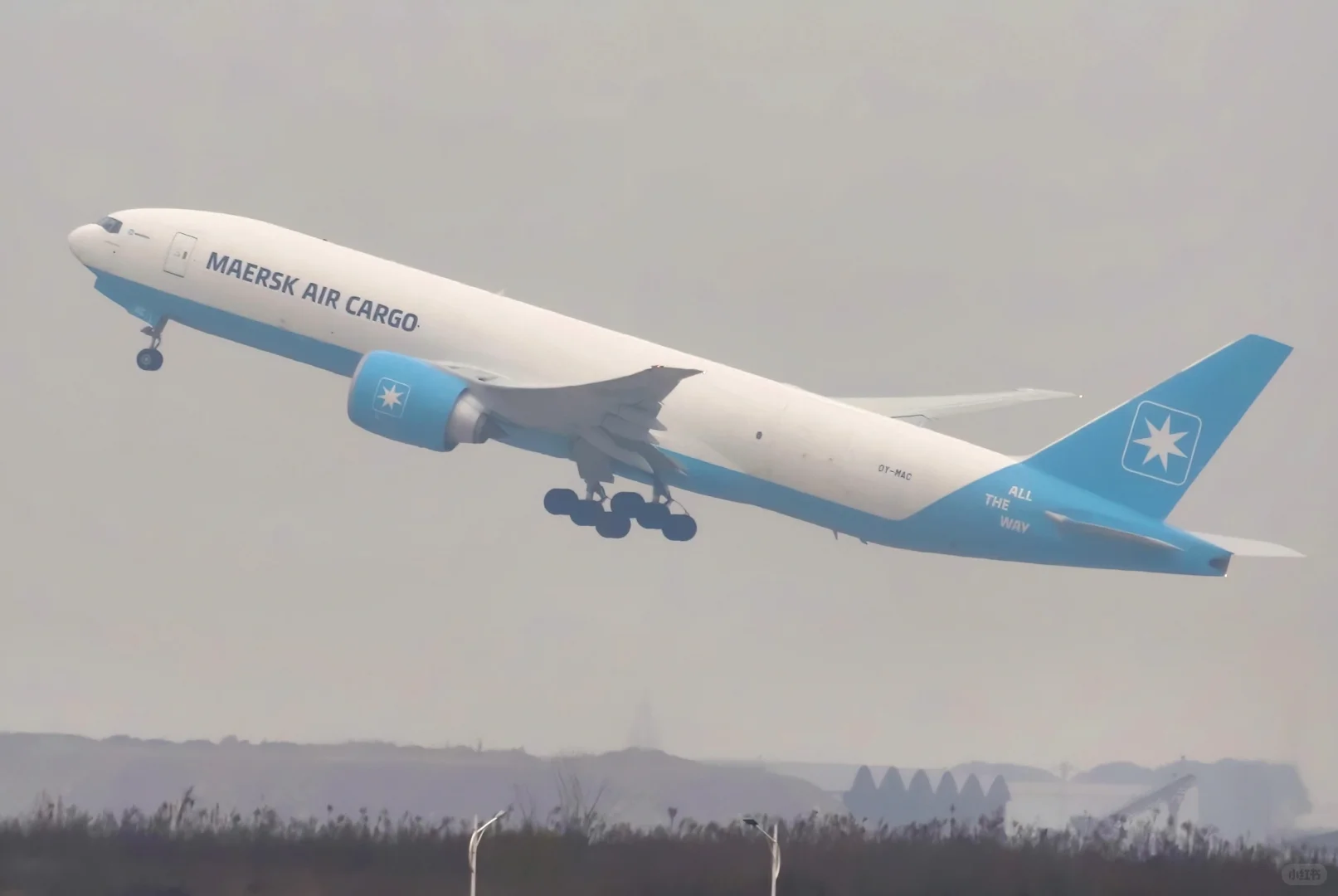 鄂州机场解锁马士基777货机