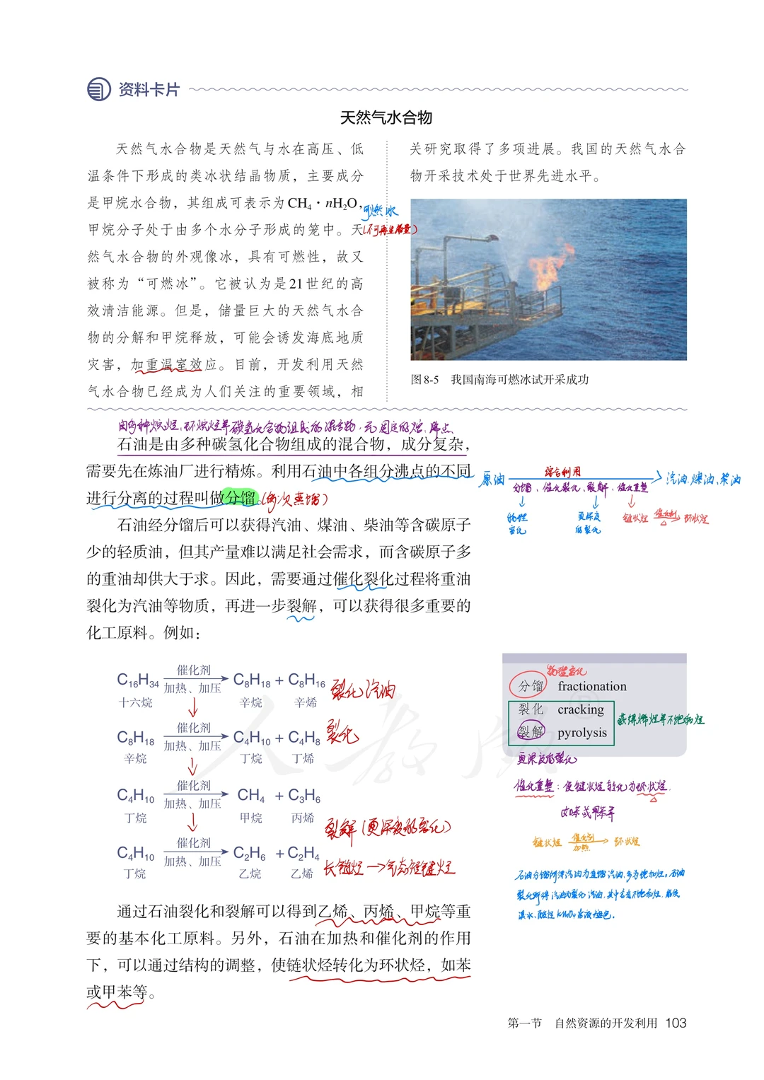 高中化学每日备课｜自然资源的开发与利用