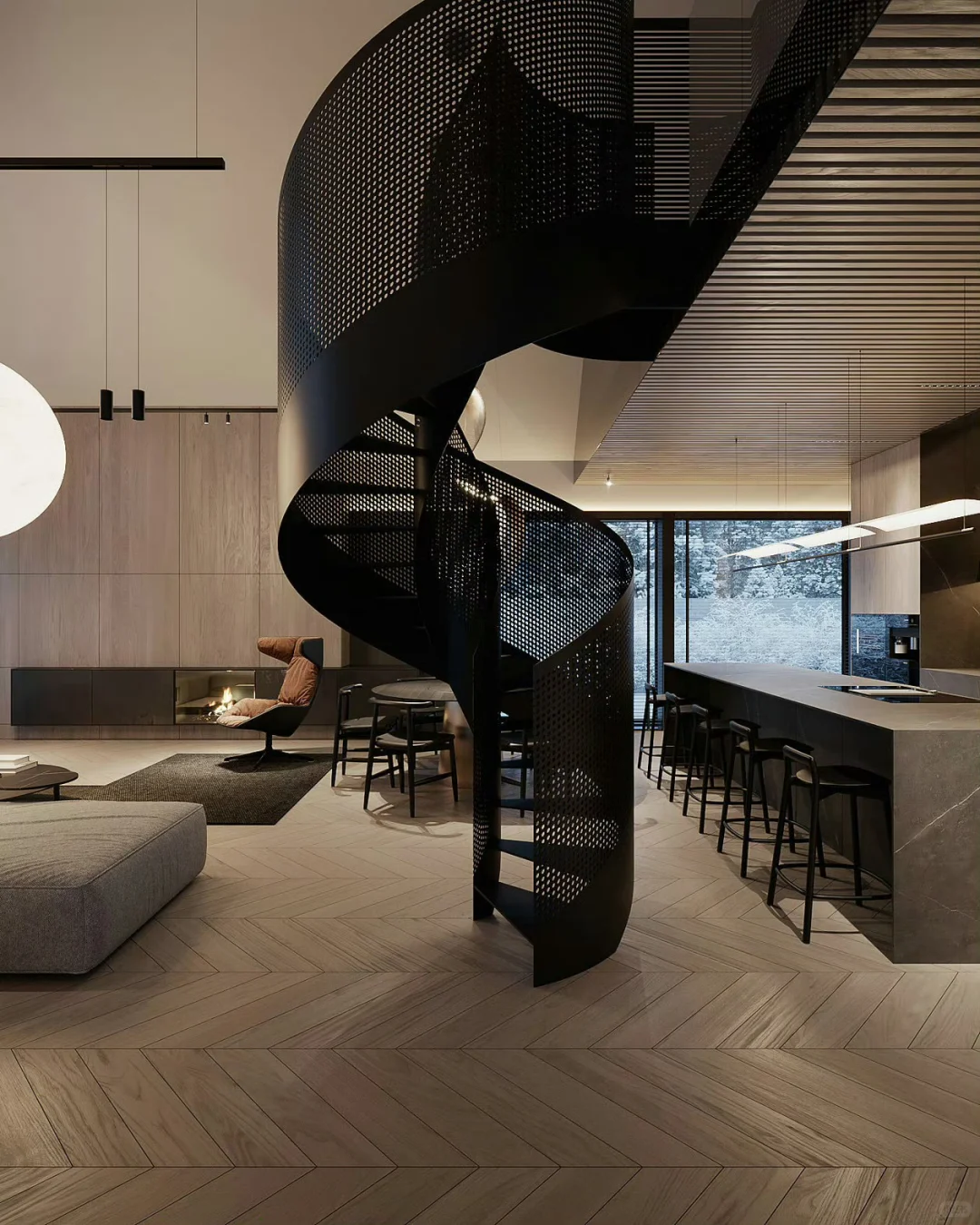 未来已来:234㎡智能别墅的科技进化论