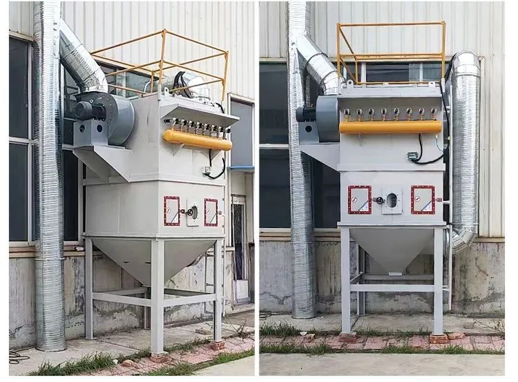 脉冲布袋除尘器仓顶旋风袋式车间灰粉尘收集