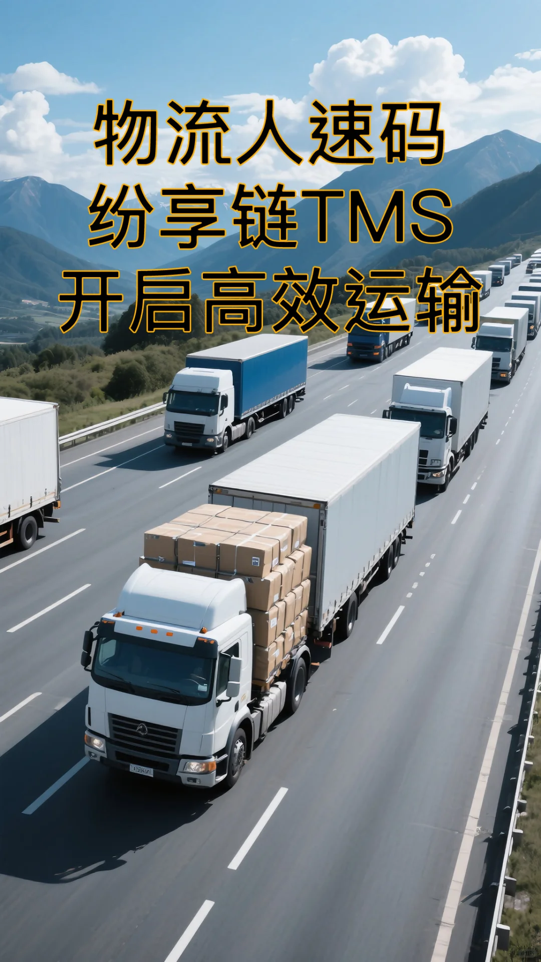 物流人速码！纷享链TMS开启高效运输