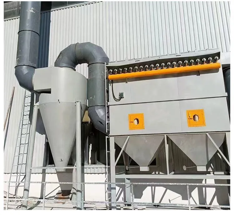 脉冲布袋除尘器仓顶旋风袋式车间灰粉尘收集
