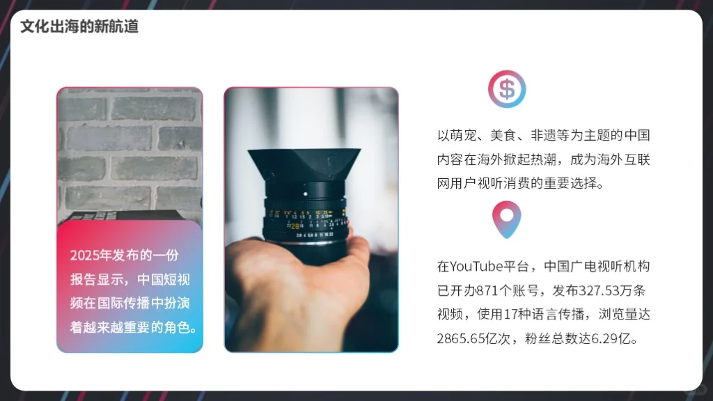 TIKTOK助力中国文化国际传播PPT模板