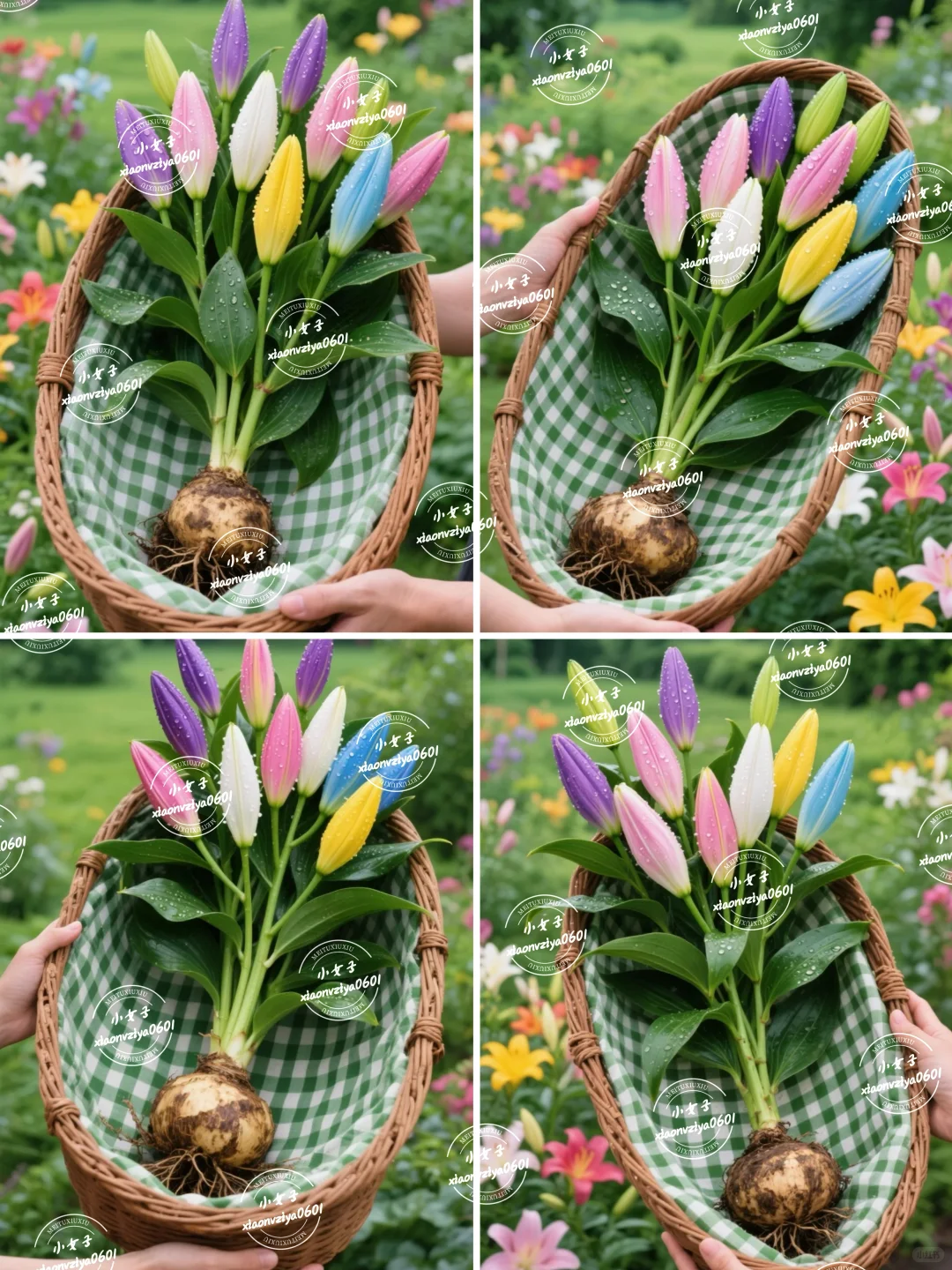 多色百合花种球