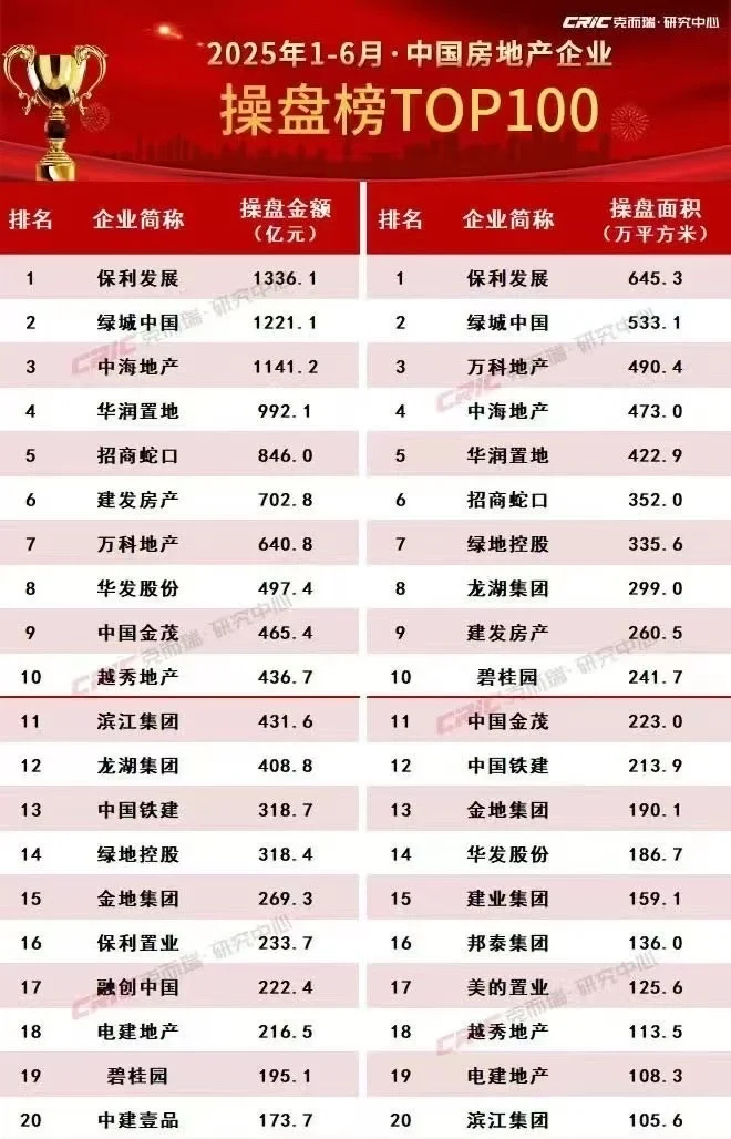 2025中国百强销售排行榜