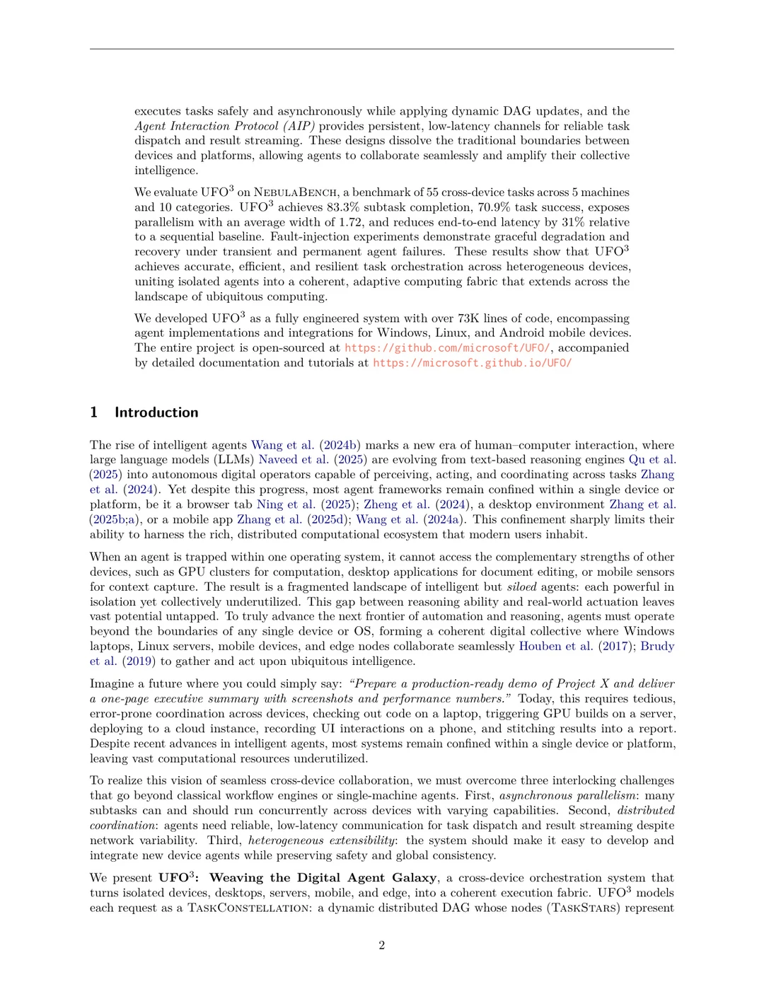 UFO3：跨设备智能编排新框架