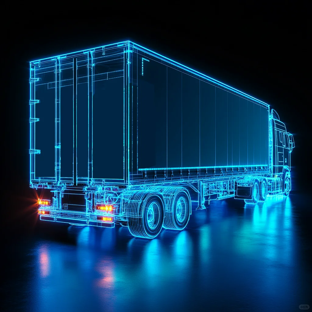 Mj生成光线轮廓货车