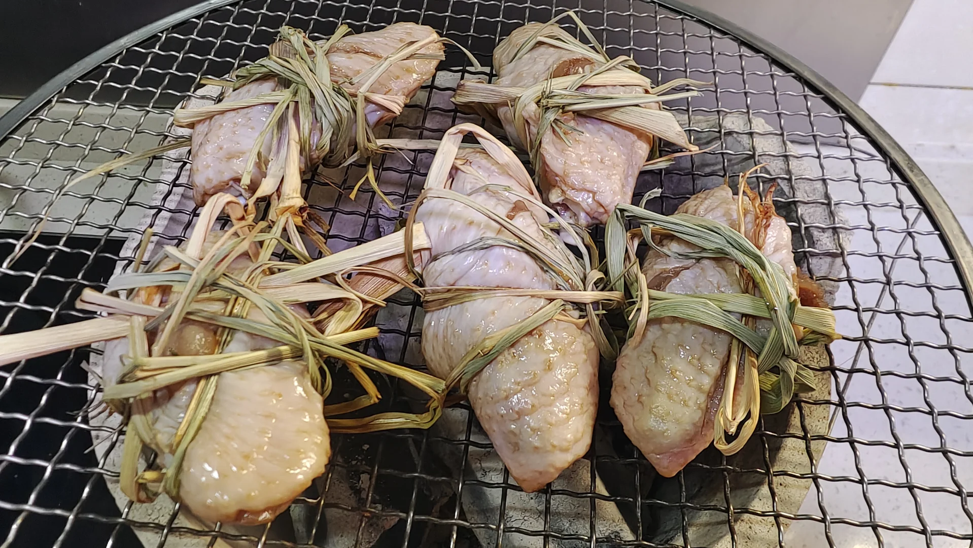 【在家无烟炭火烧烤】