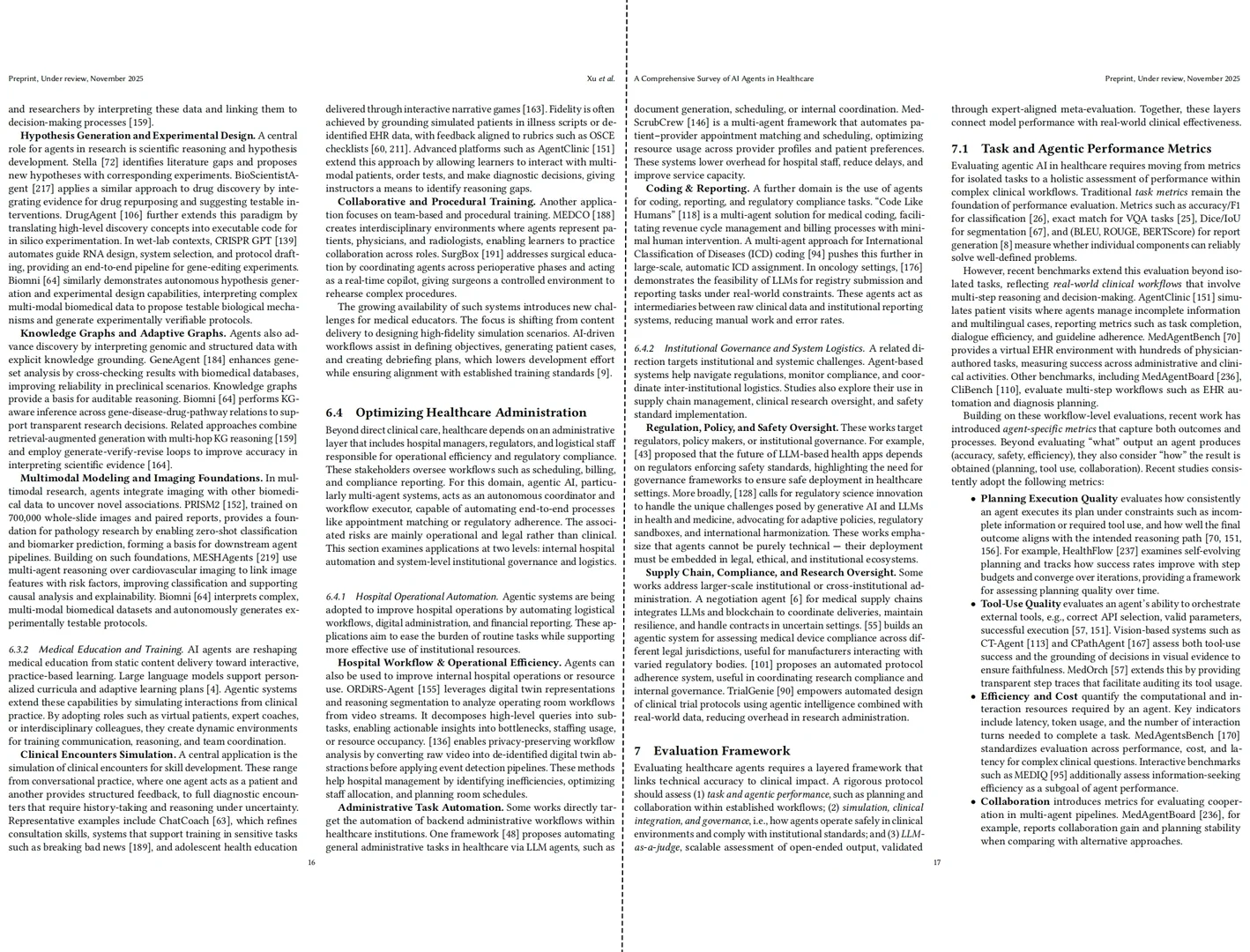 综述：医疗AI智能体