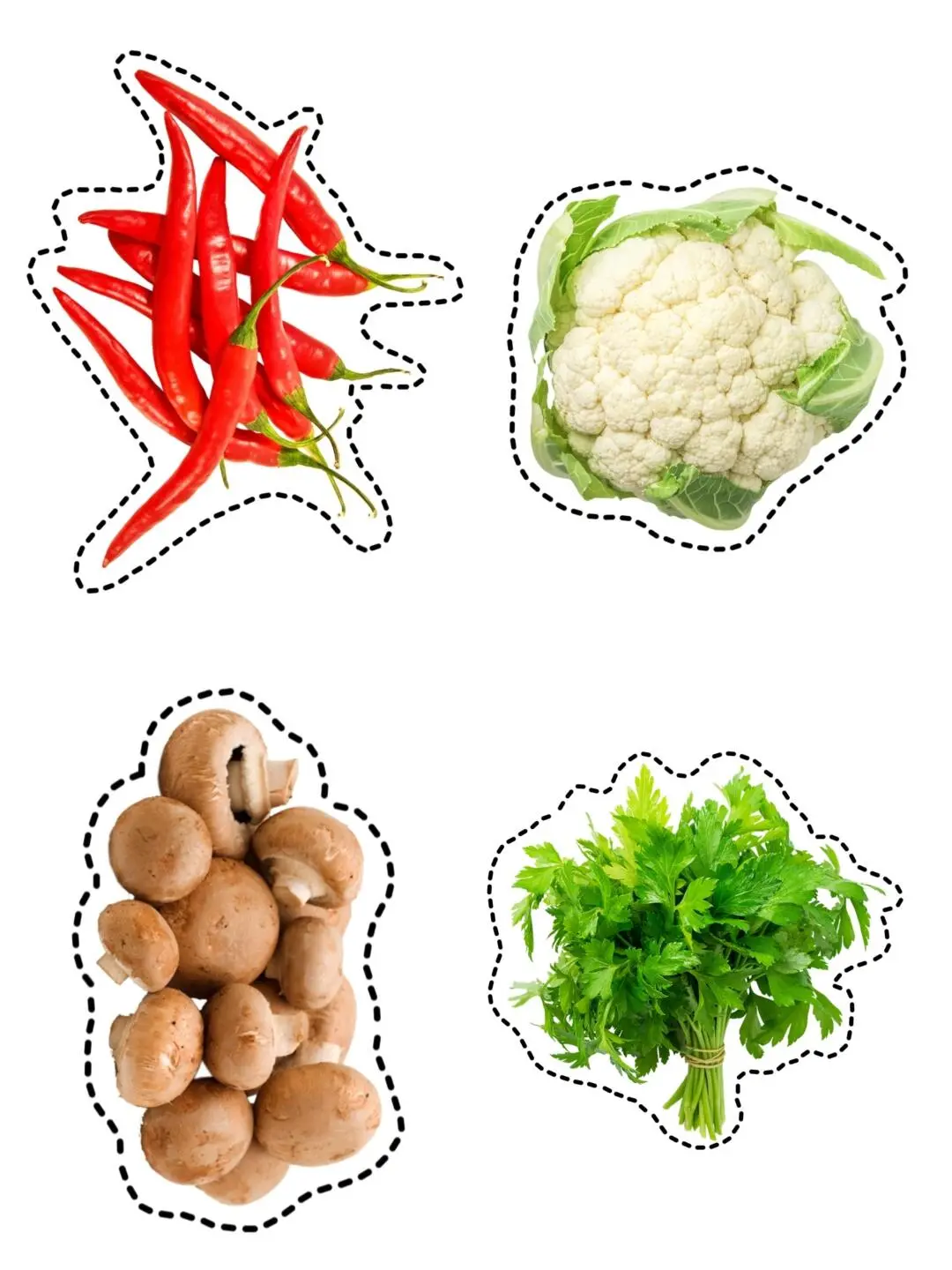 家人们谁懂！这些可打印蔬菜图片，简直是手工