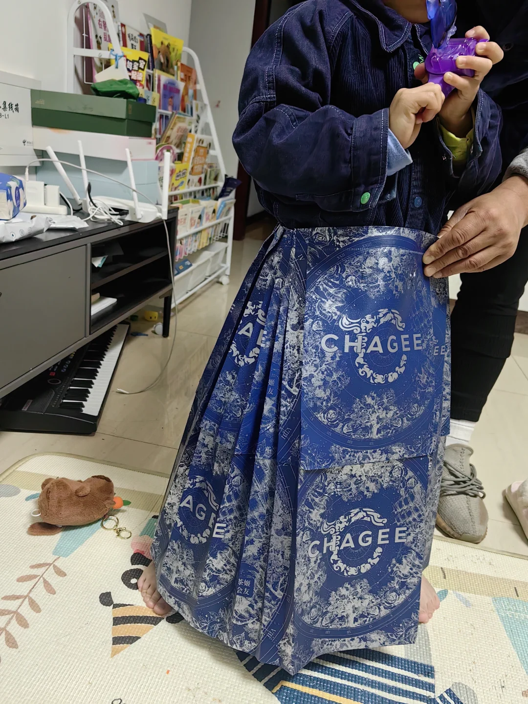 耗时三小时 幼儿园环保服装秀