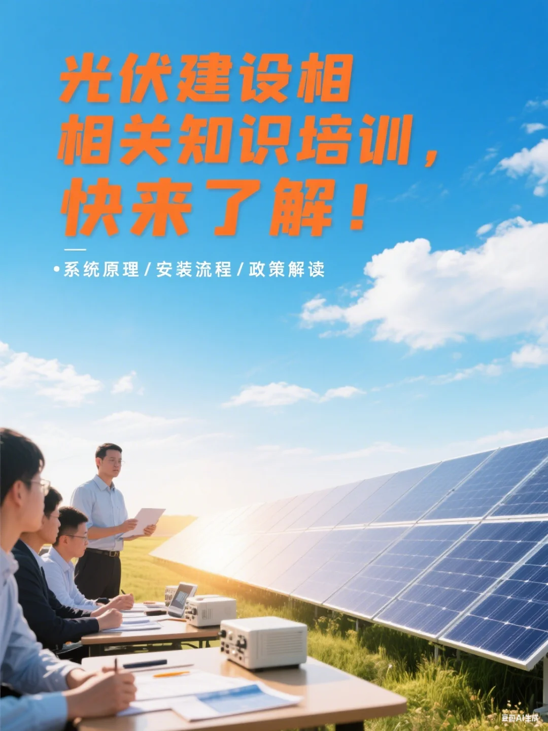 光伏建设相关知识培训，快来了解！