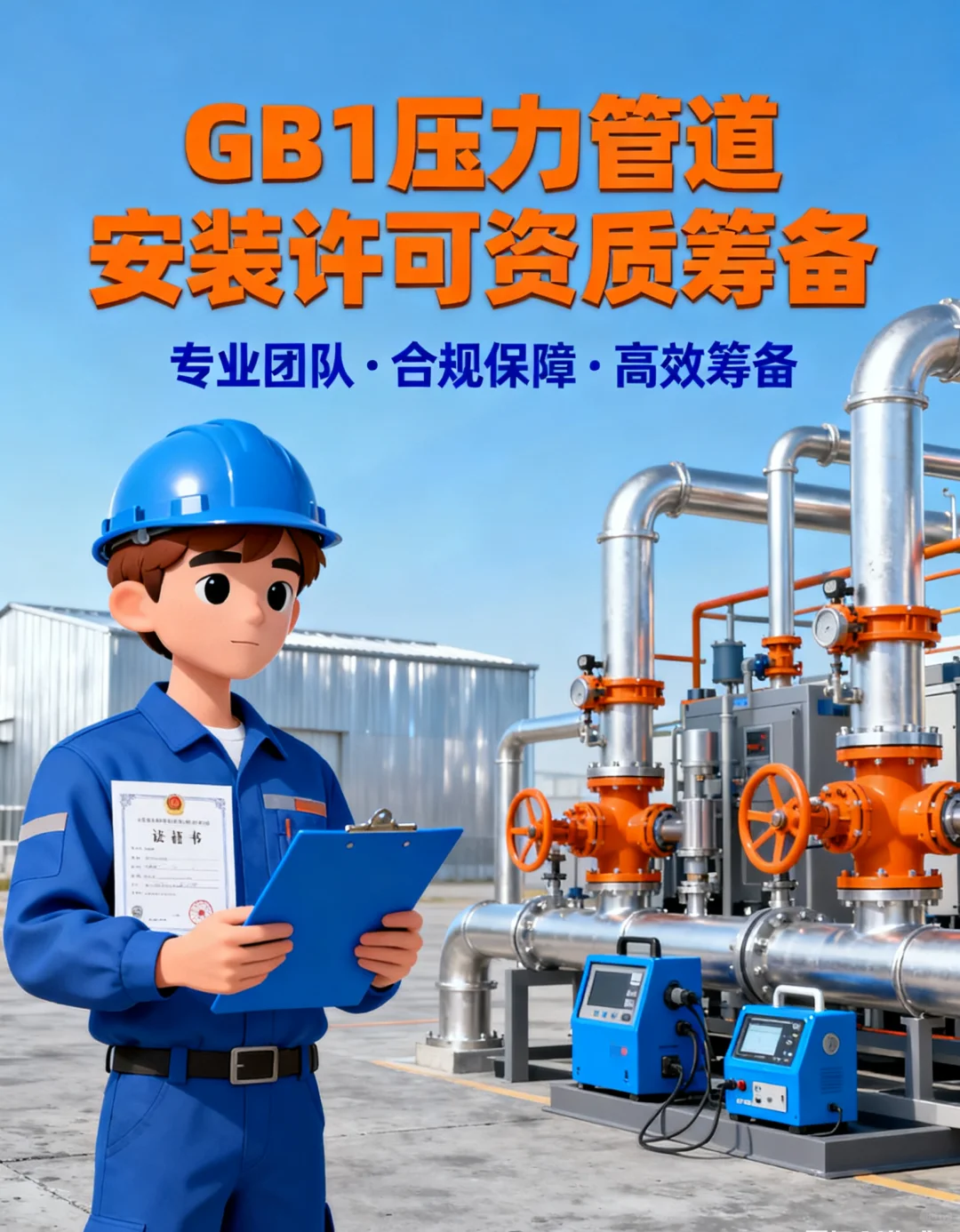 给你讲透咋准备GB1压力管道安装许可?