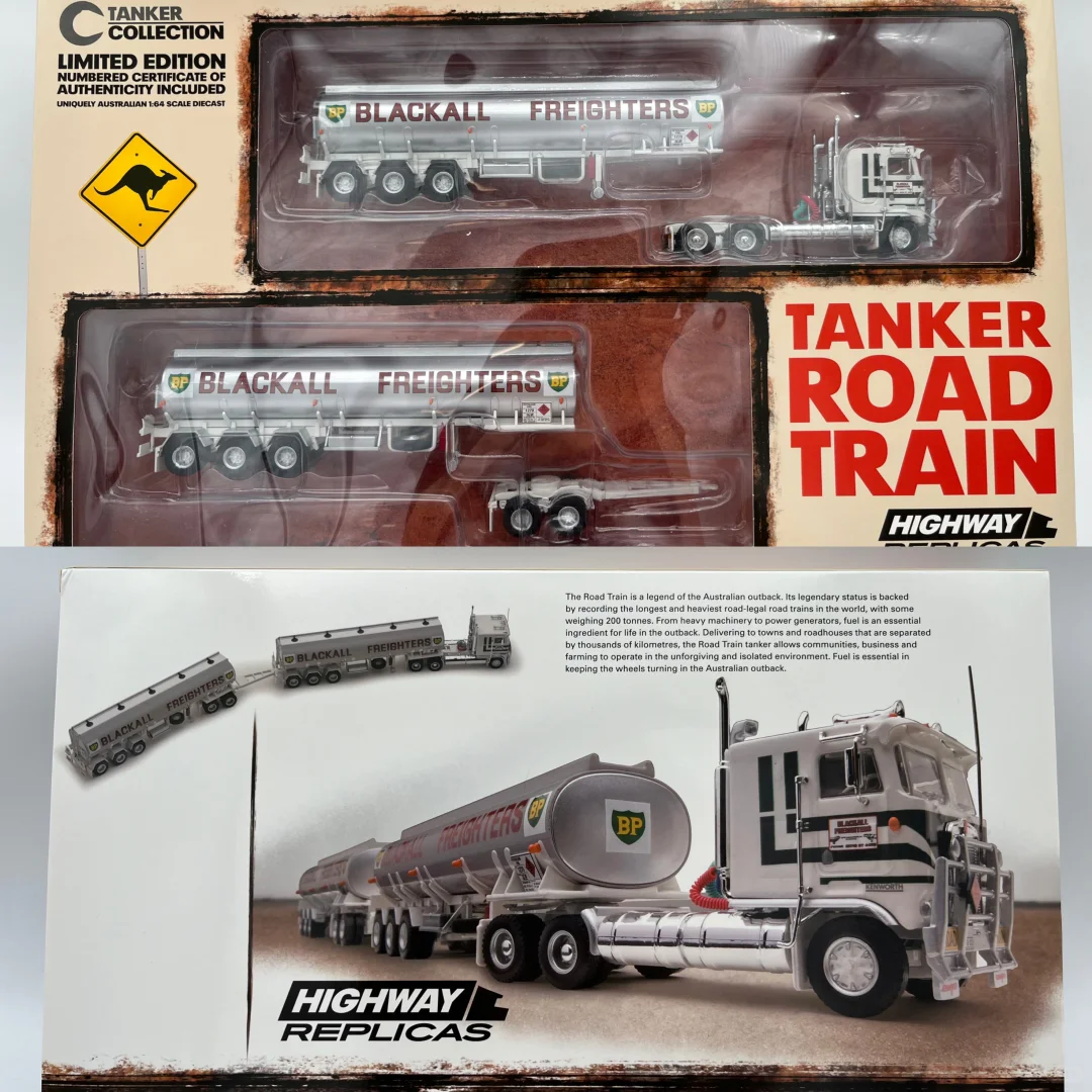 Highway Replicas肯沃斯油罐车公路列车拖车