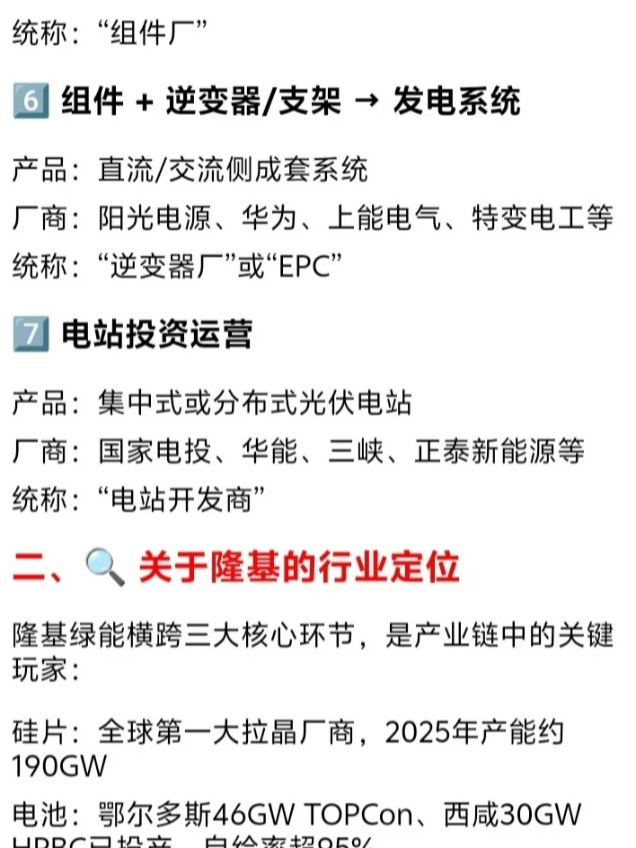 光伏产业链全流程解析