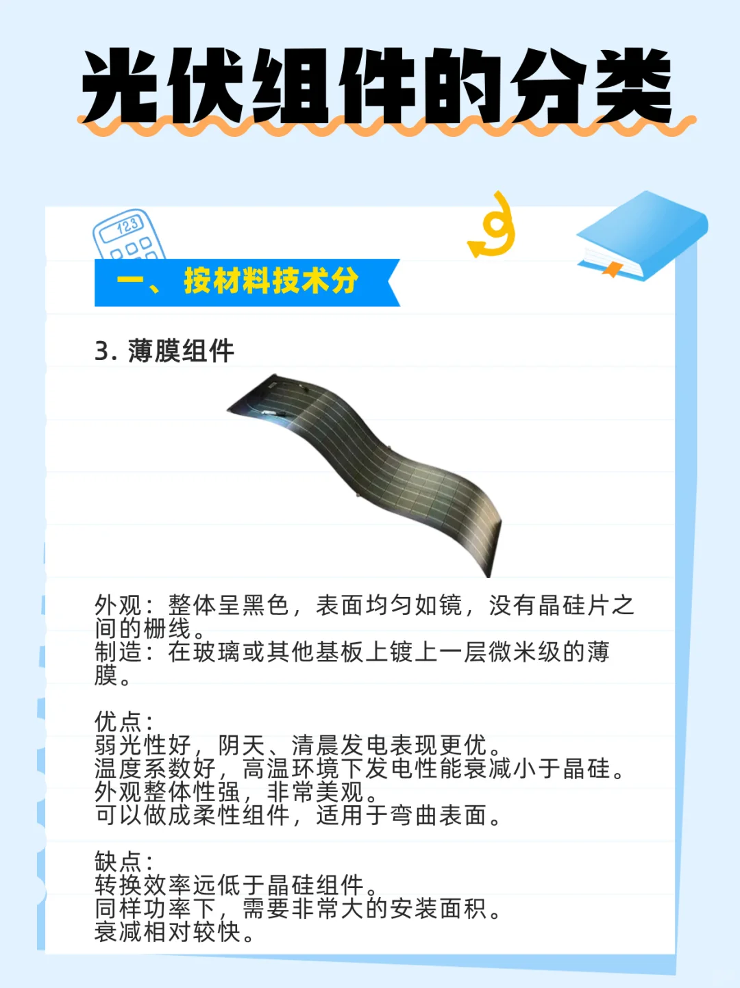 光伏组件有哪些分类？一篇看懂！