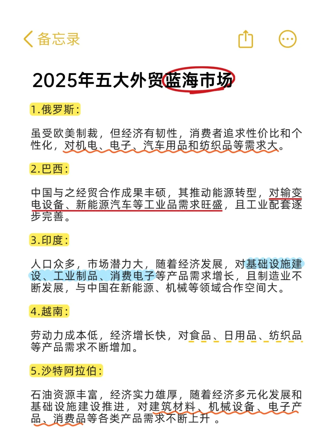 外贸注意❗❗2025年最赚钱的外贸蓝海市场！