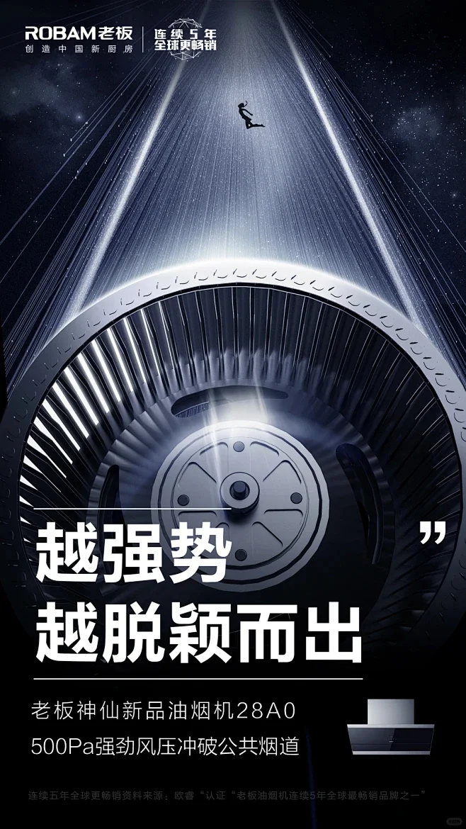 叶轮电机发光特效效果卖点表现