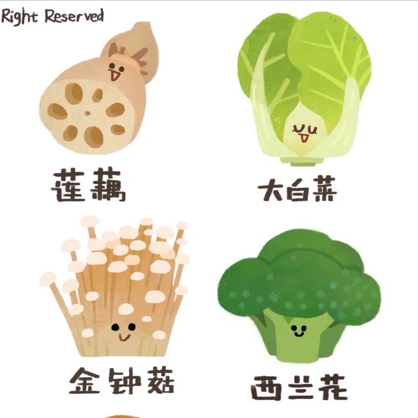 蔬菜合集|每天都要多吃蔬菜哦?