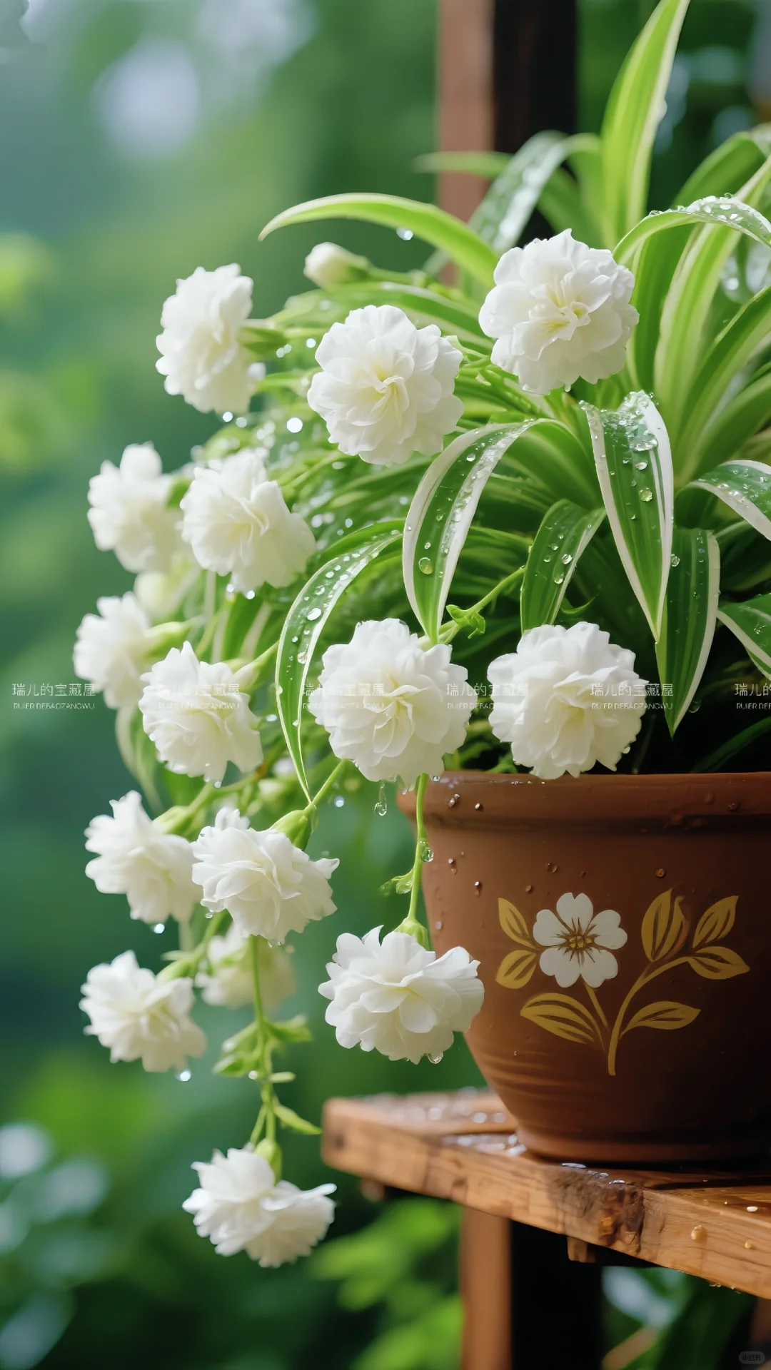 金边吊兰、太好看了吧