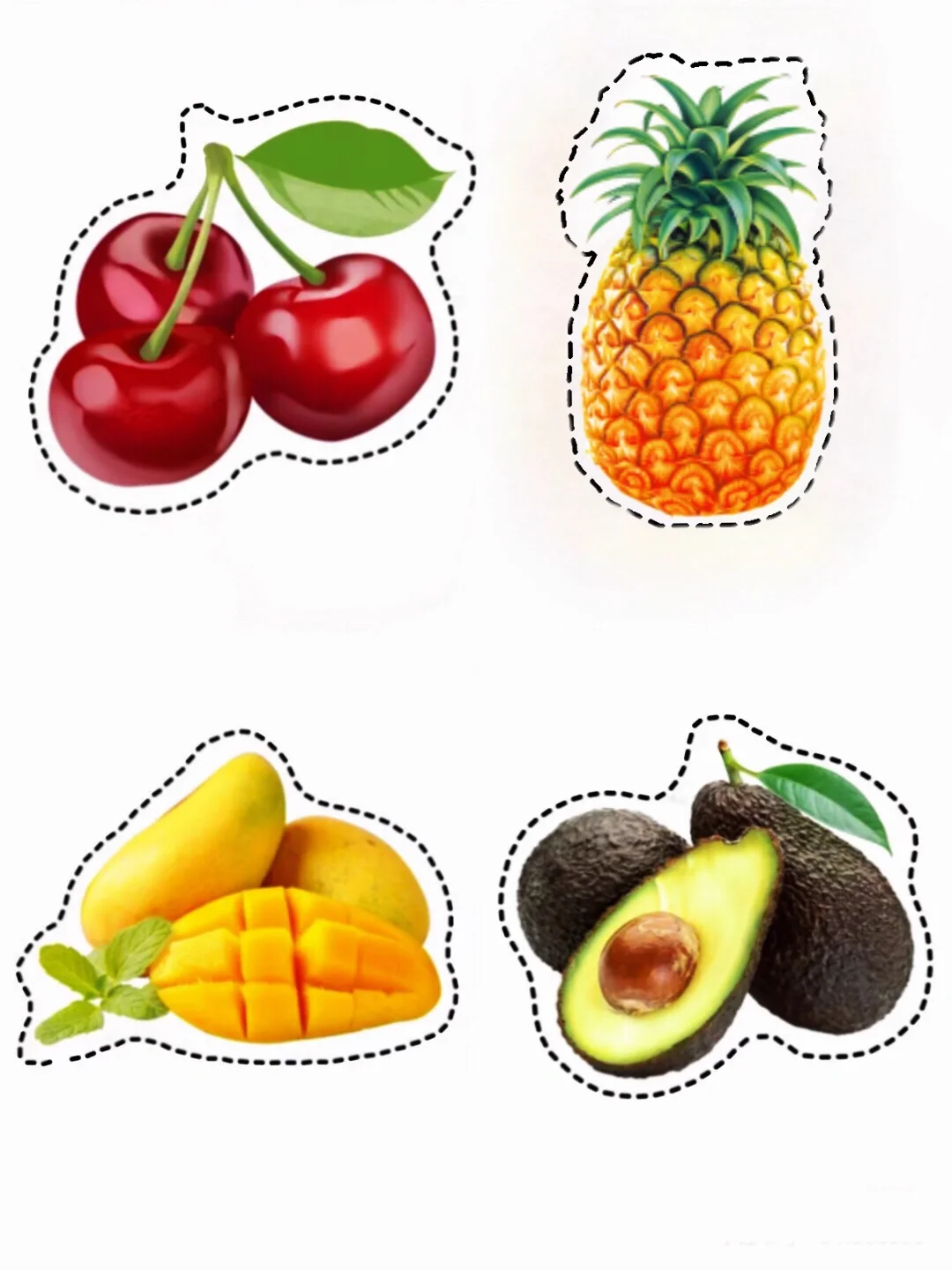 真实的蔬菜水果|均可打印（48种）