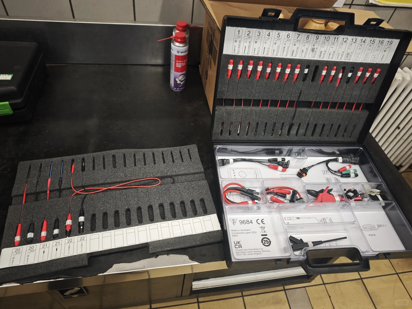 保时捷4S店的工具间也太专业了吧！