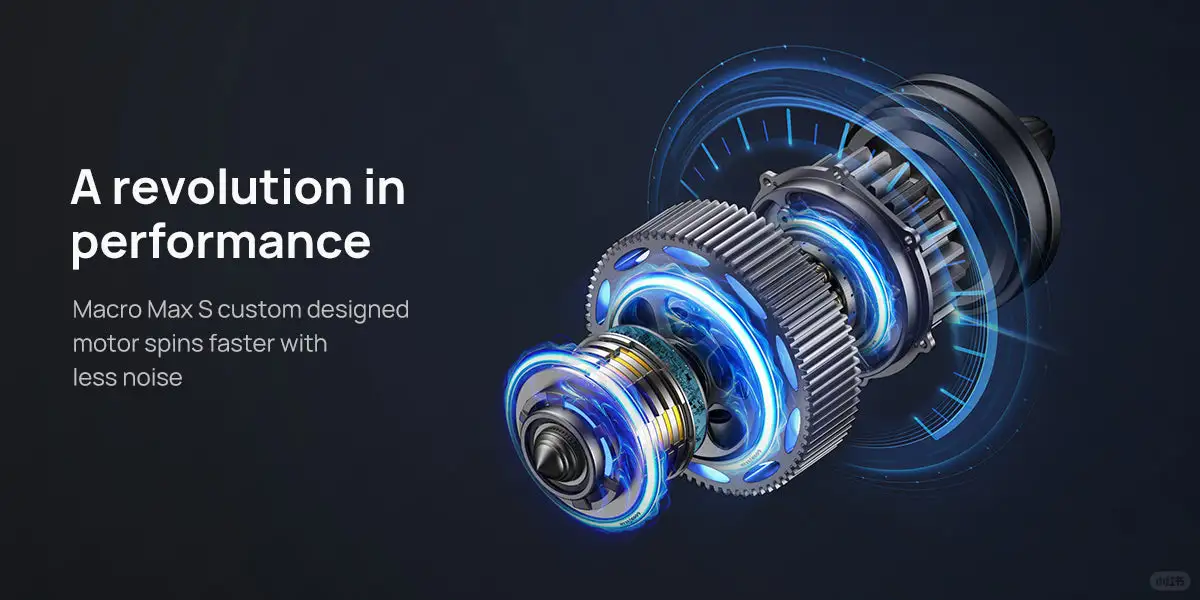 叶轮电机发光特效效果卖点表现