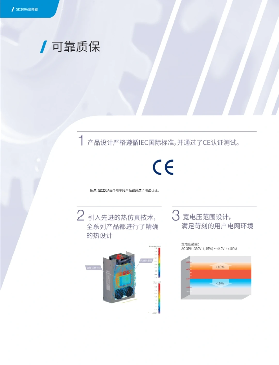 英威腾GD200A通用型变频器-产线升级首选