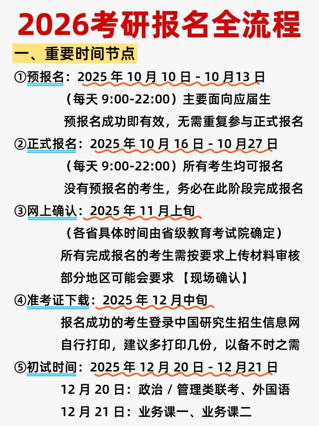 ?2026考研报名流程｜码住不踩坑！
