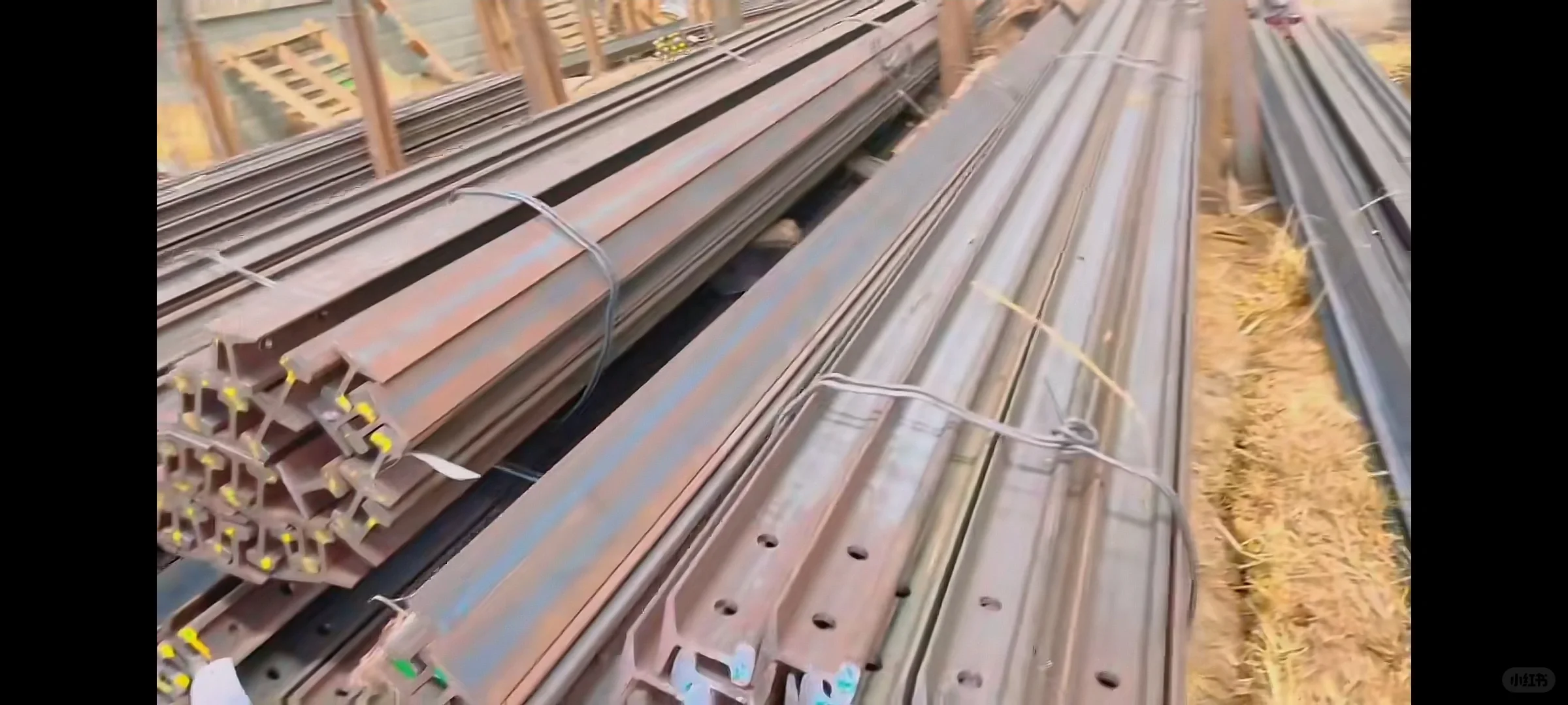 二手钢轨 二手轨道钢 二手路轨 再用轨全新