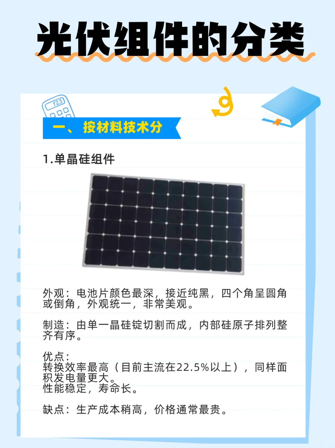 光伏组件有哪些分类？一篇看懂！