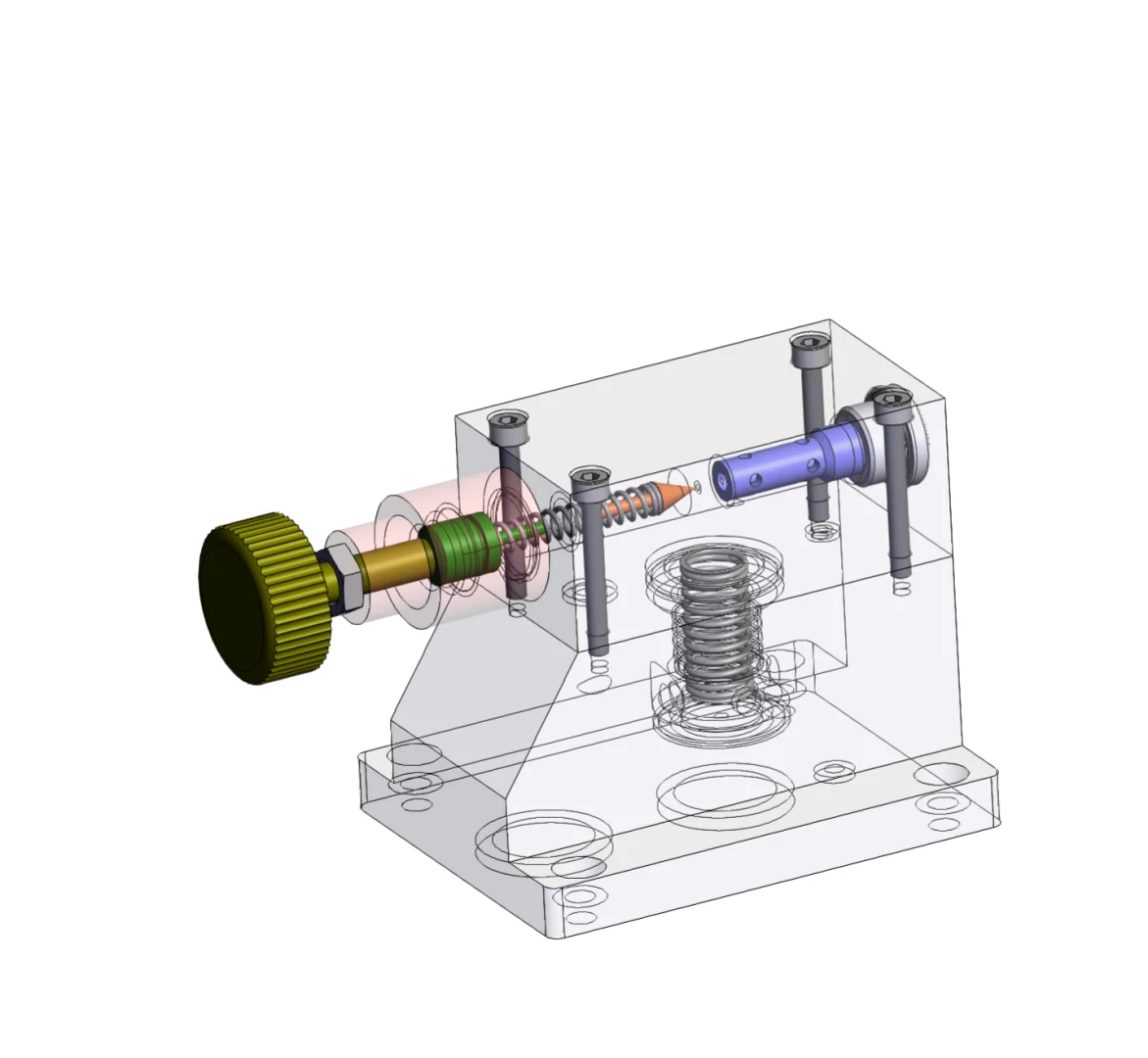 先导式溢流阀-说明书、建模