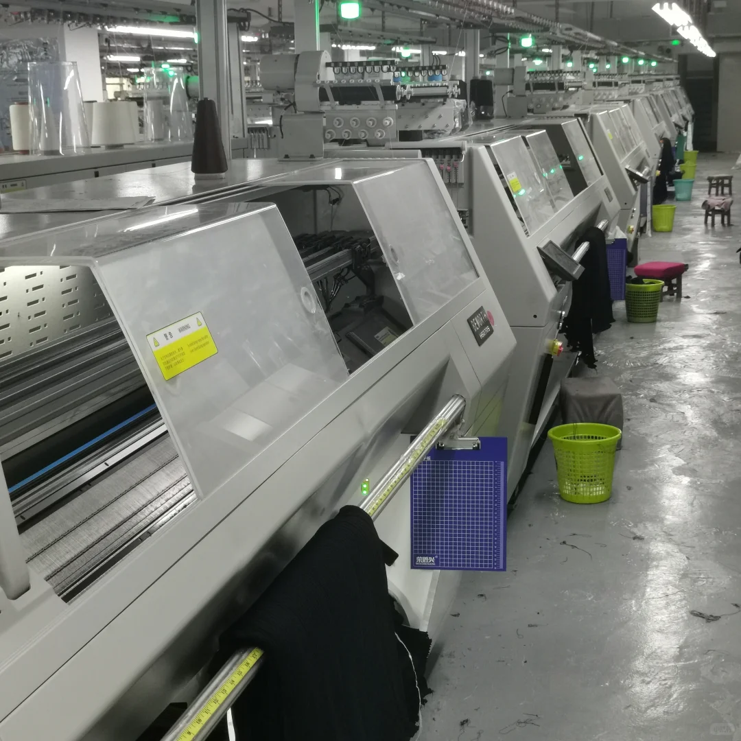 毛衣生产第一步…电脑机织片