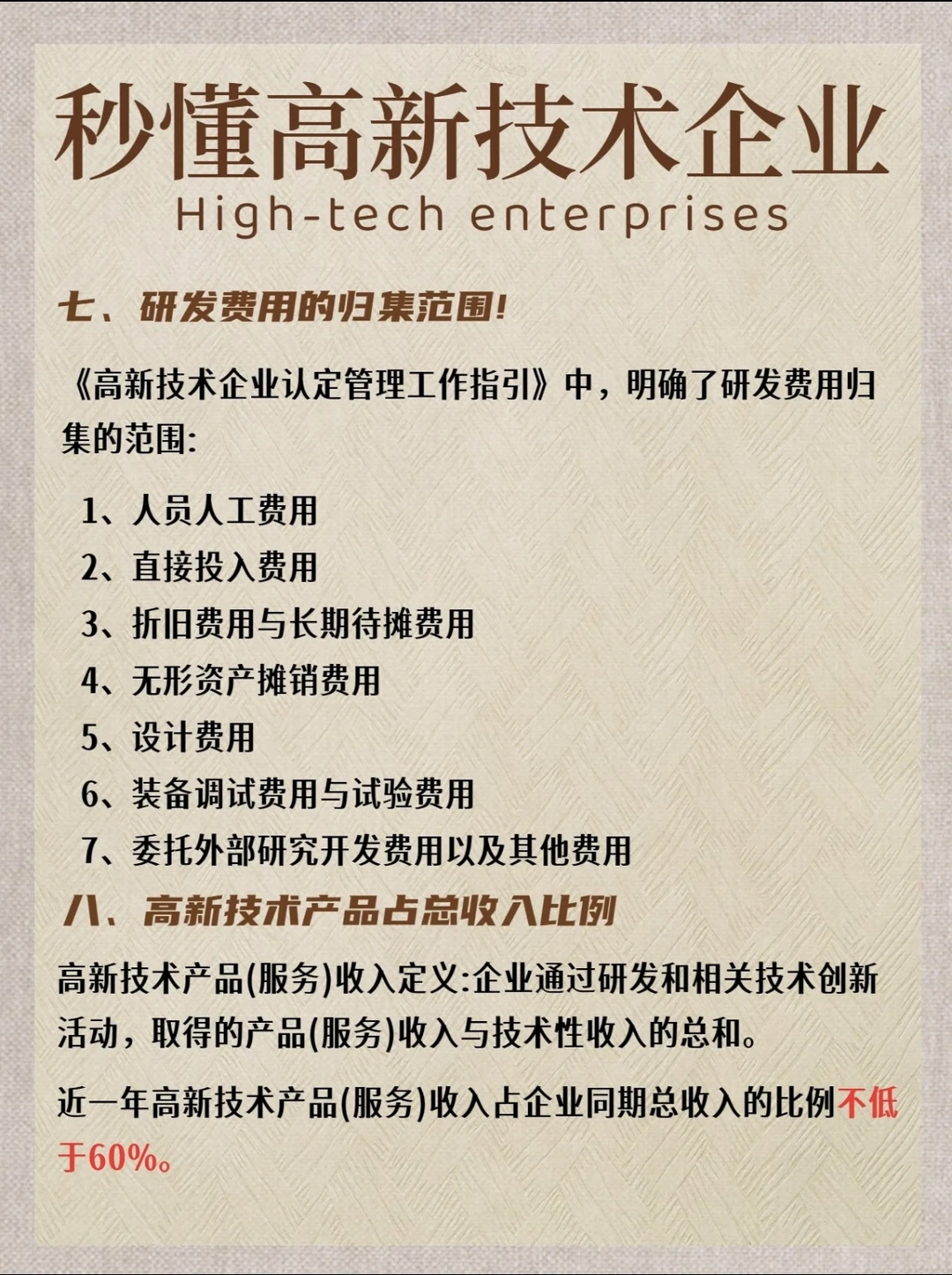 秒懂高新技术企业