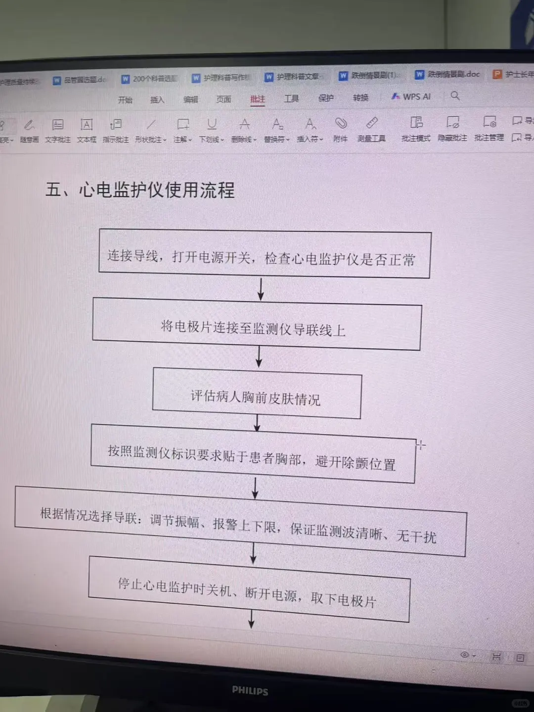 临床各类仪器操作流程 还有护士没学吗？