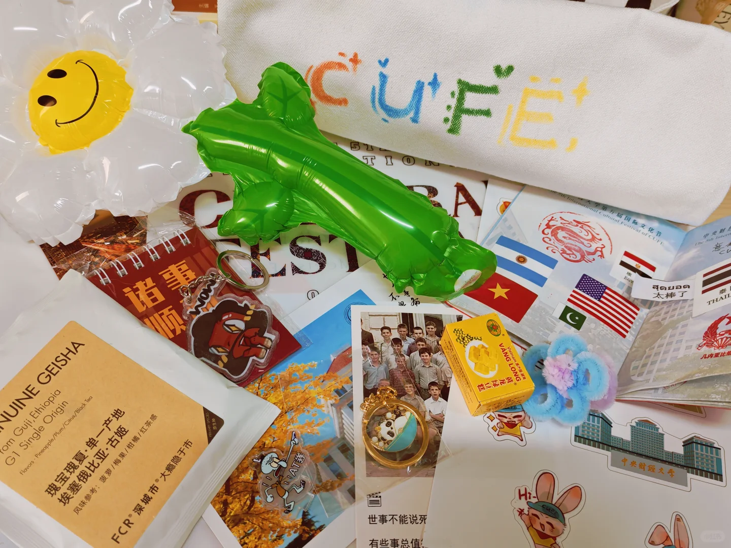 中财｜当你把日记本带到国际文化交流节……