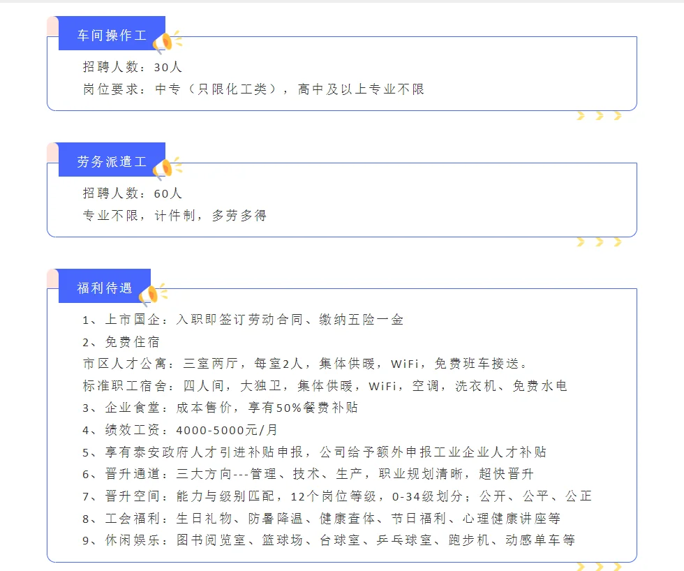102人！山东省联合农药工业有限公司招聘