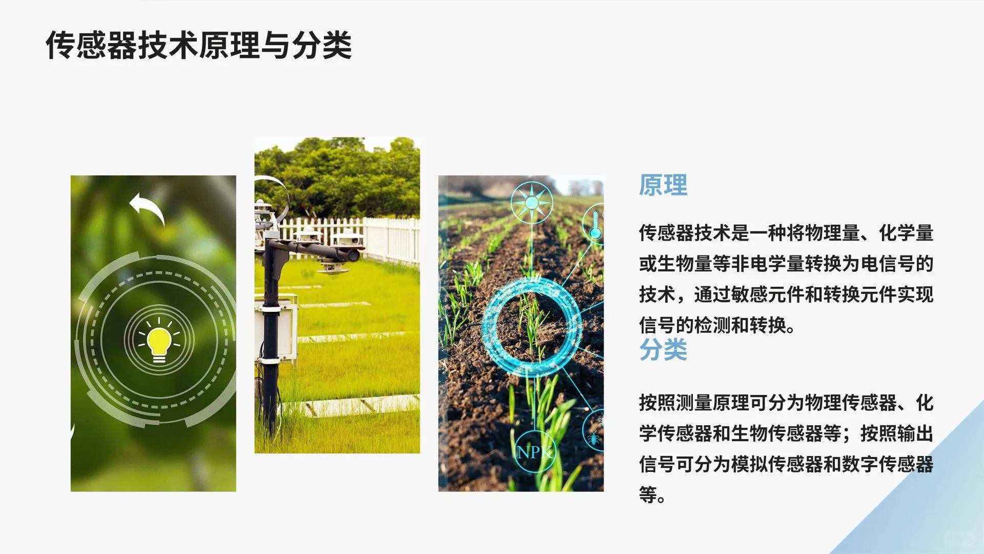 农业领域中智能技术与传感器技术的应用成果