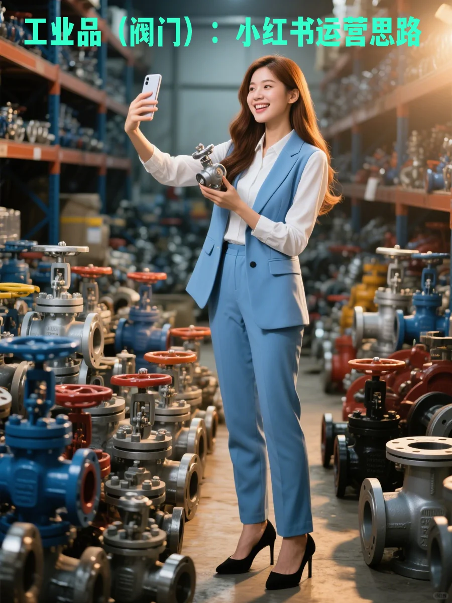 阀门厂破局小红书！月引30+精准询盘攻略