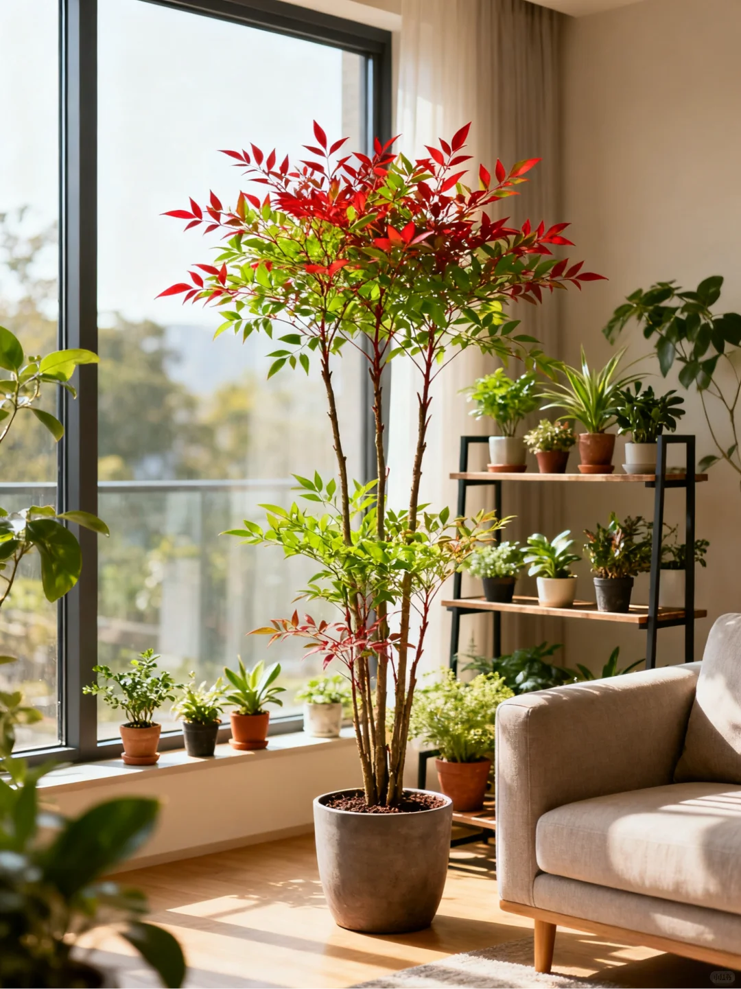 救命！这盆南天竹把“秋日浪漫”搬进家了✨