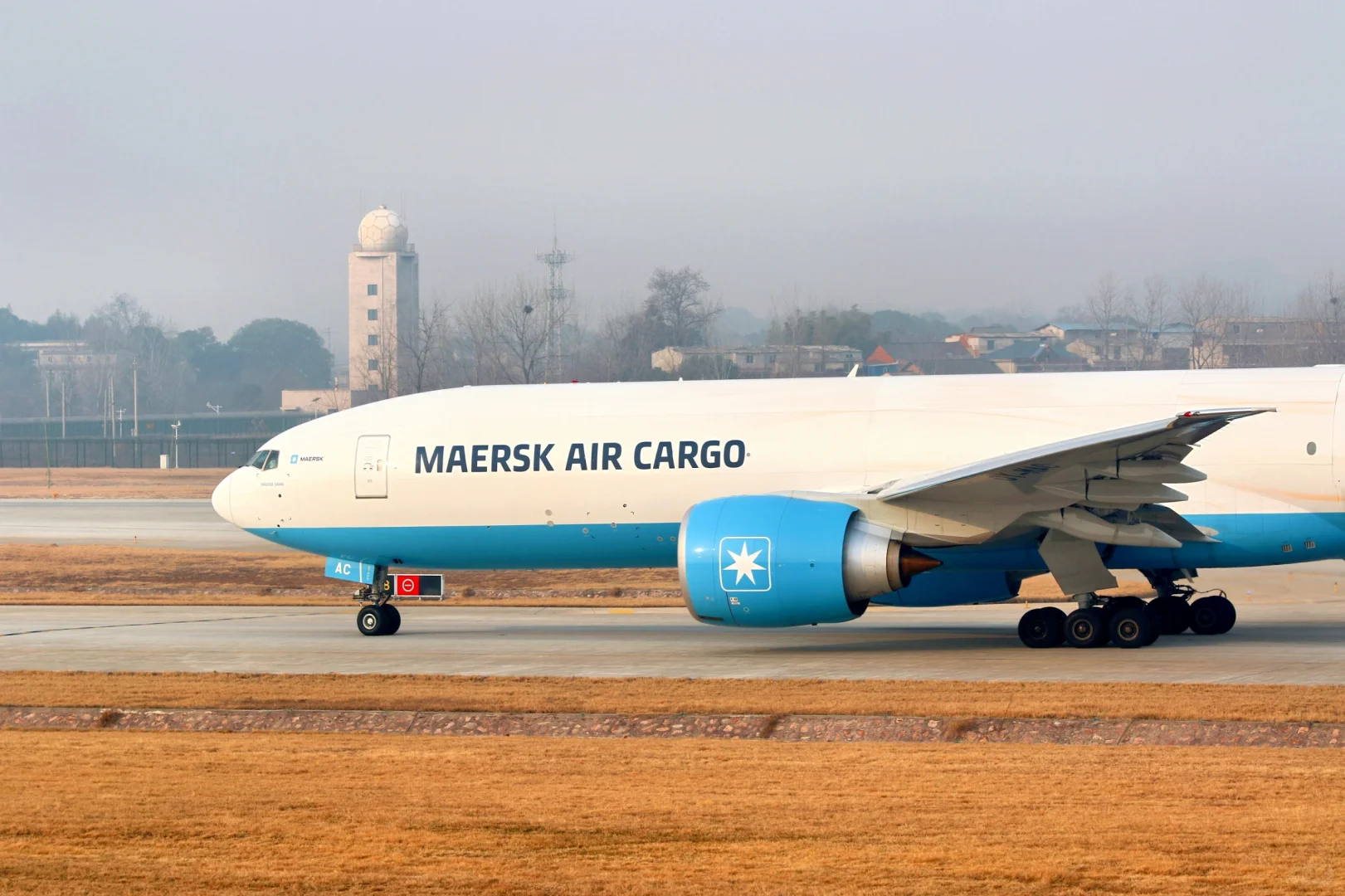 鄂州机场解锁马士基777货机