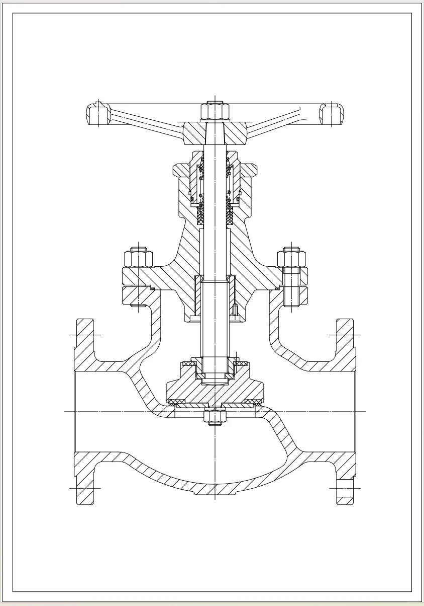 阀门设计，截止阀设计cad，球阀设计cad