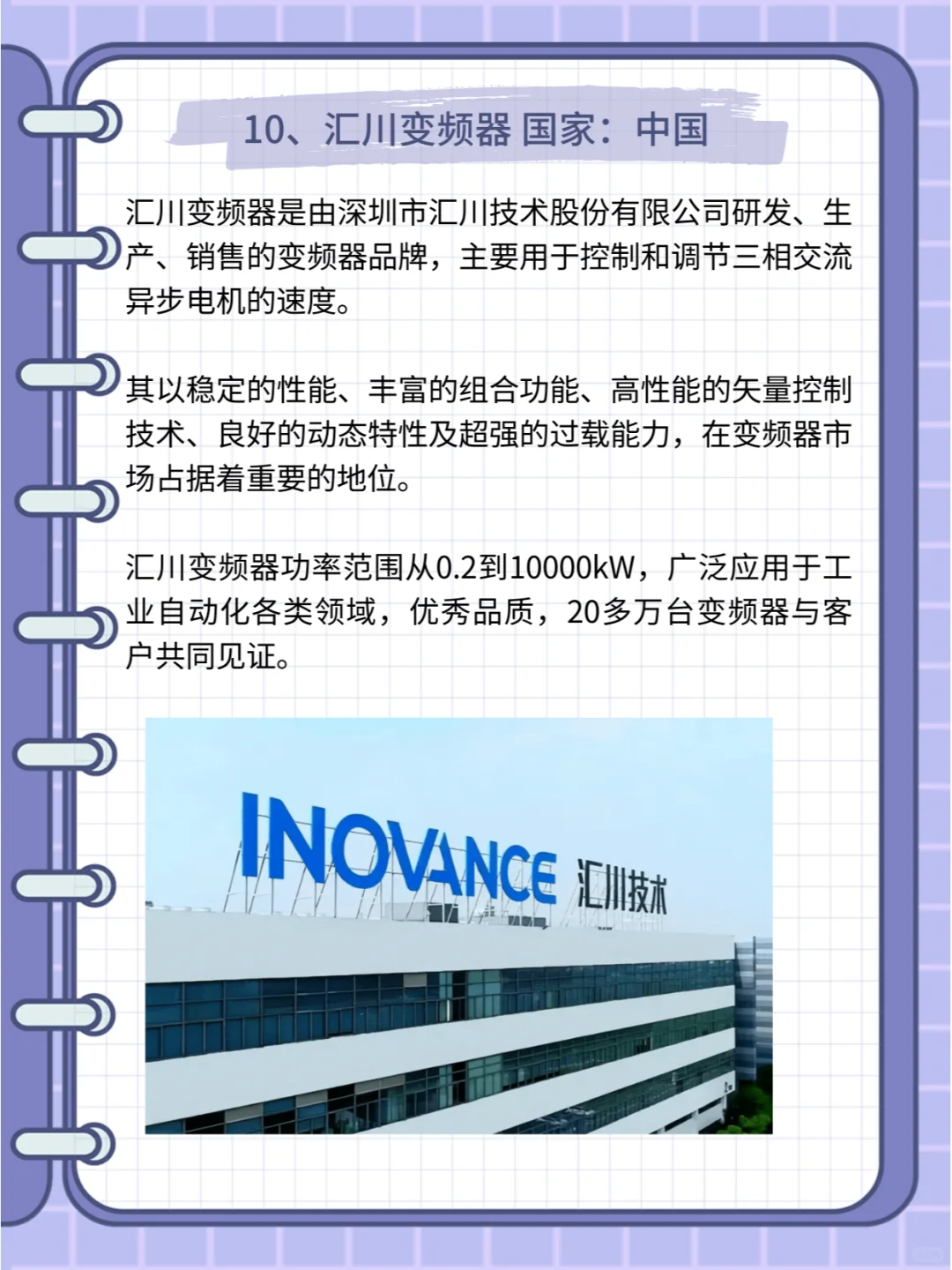 2024变频器品牌出炉，3个国产品牌杀入榜单