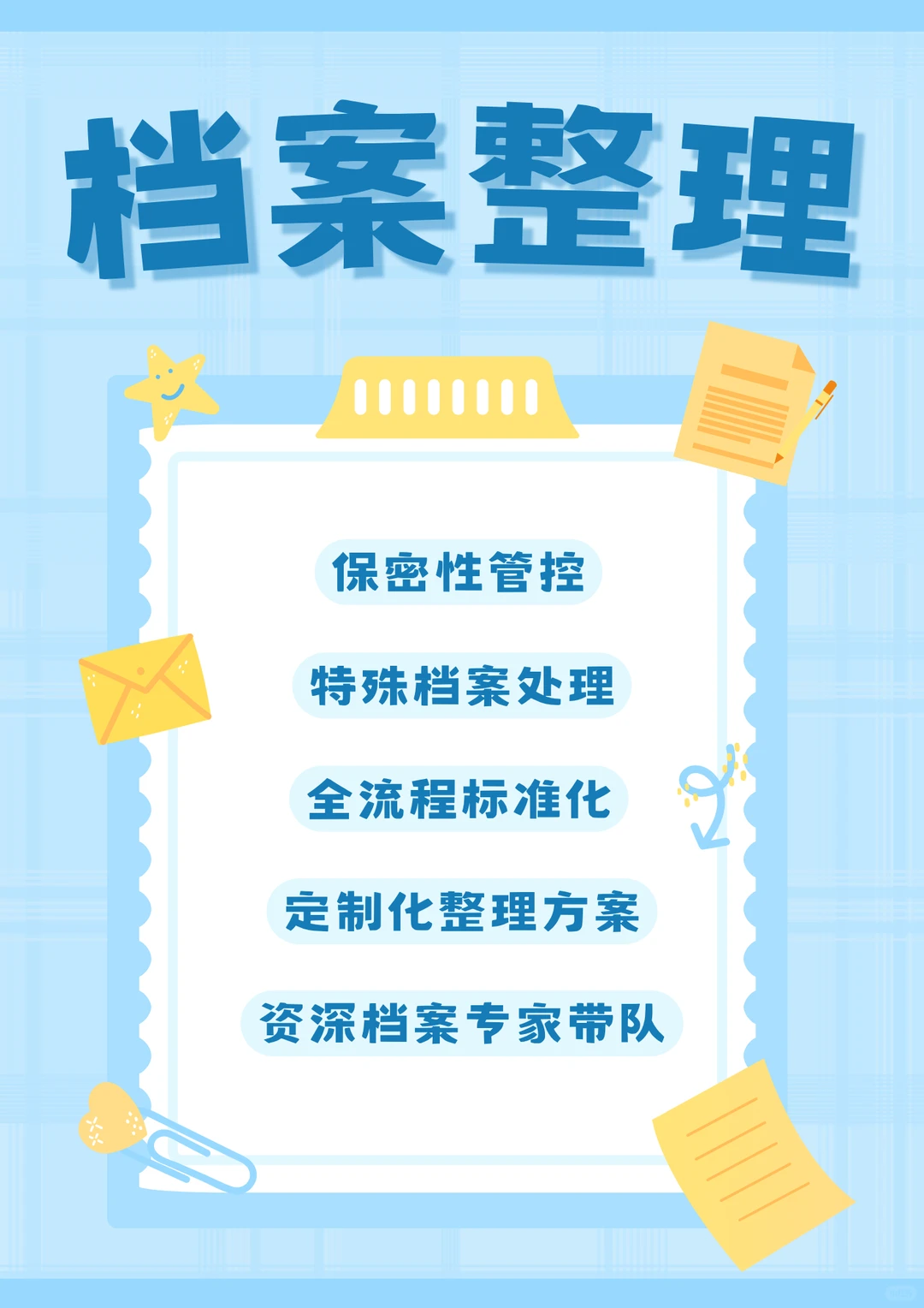 玉溪档案整理服务公司，责任担当