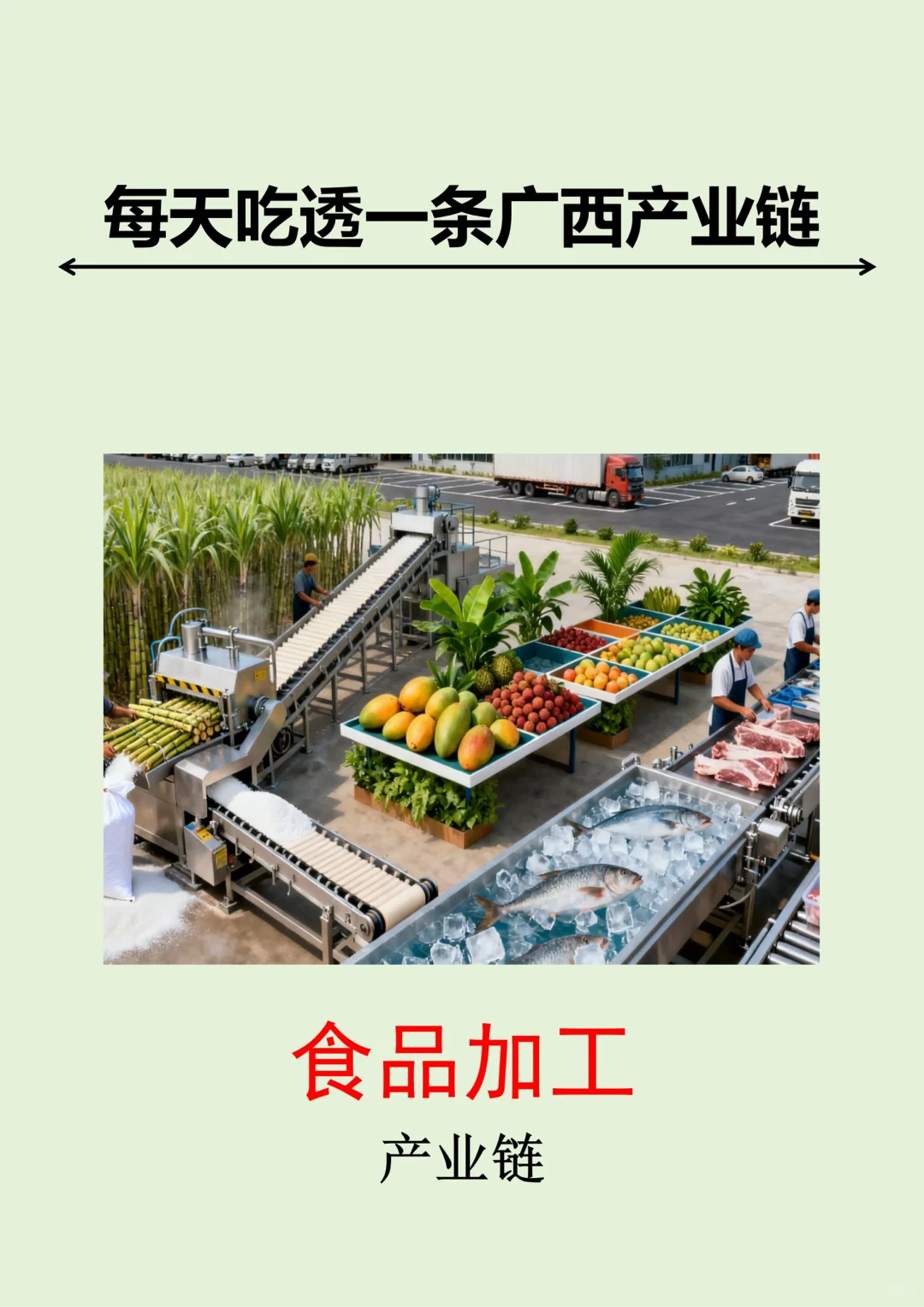 每天吃透一条广西产业链丨食品加工?
