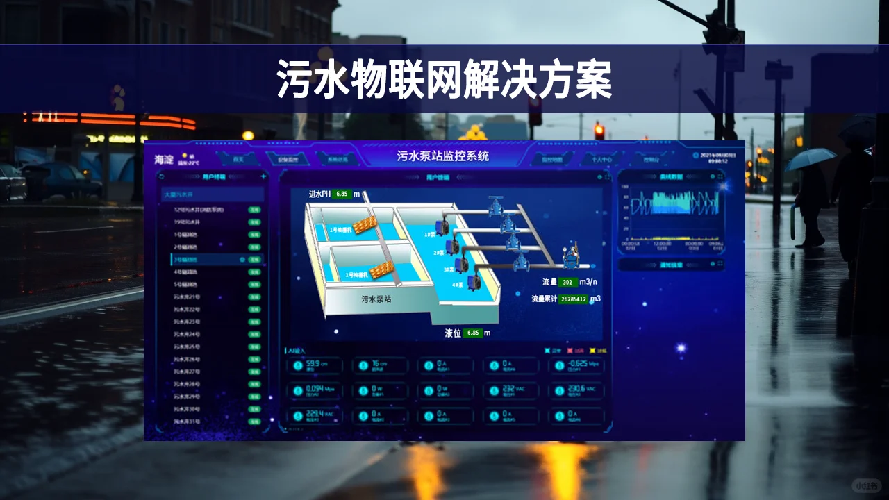 污水物联网 实时数据颠覆传统水务管理